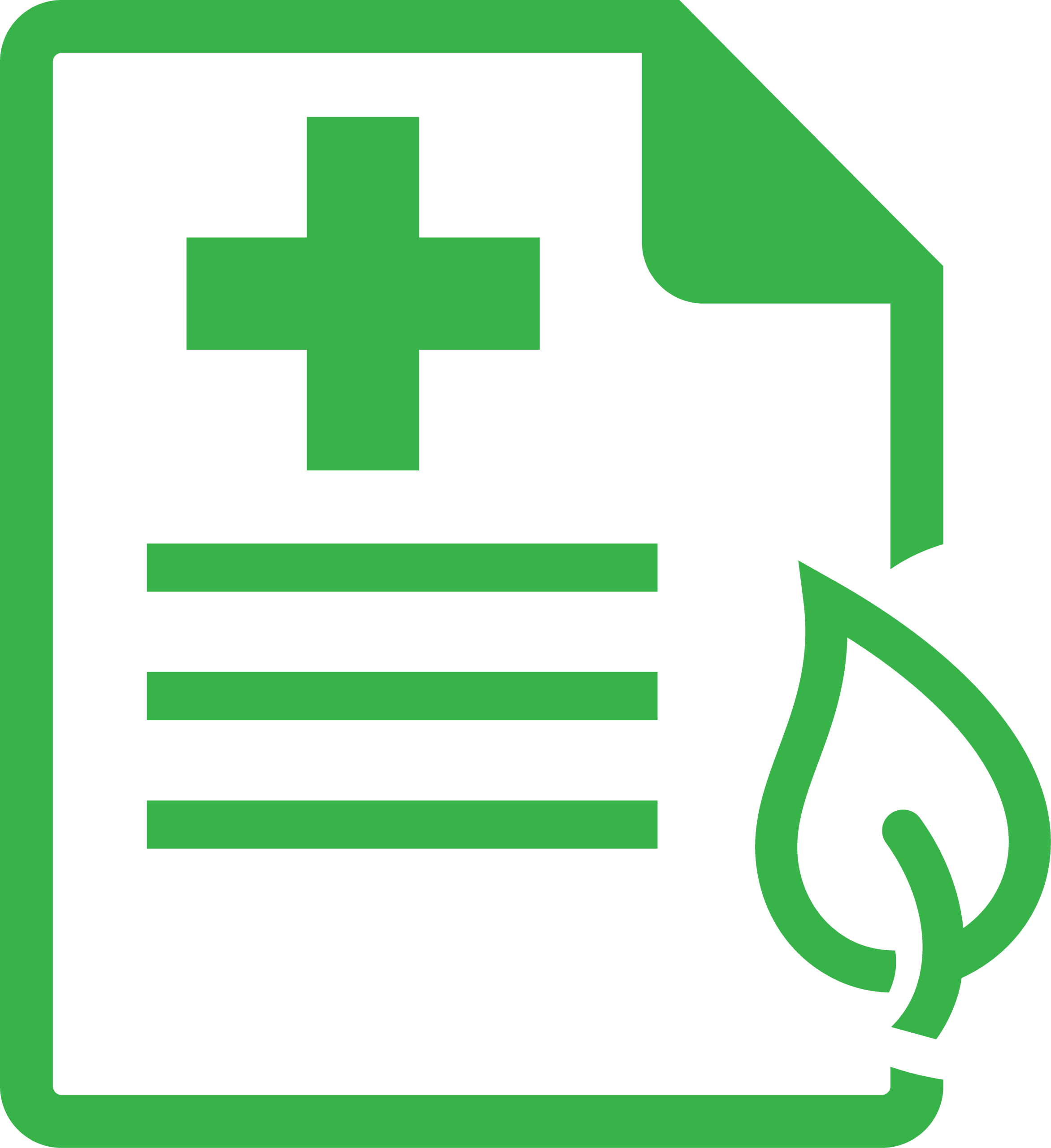 Icon representing public health benefits of electric school buses